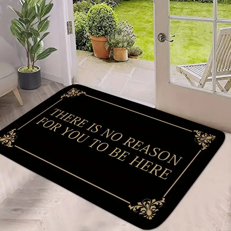 Stylish Welcome Mat for Home Entryway - Durable, Chic Design
