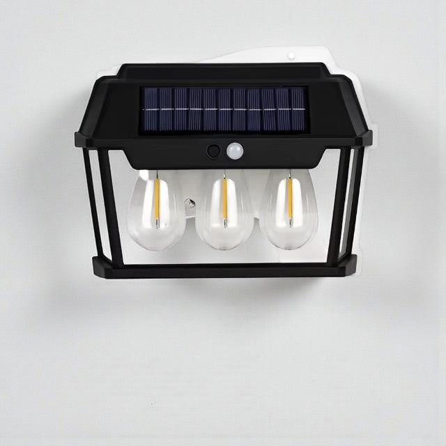 Solar Outdoor Wall Light with Motion Sensor and LED Bulb