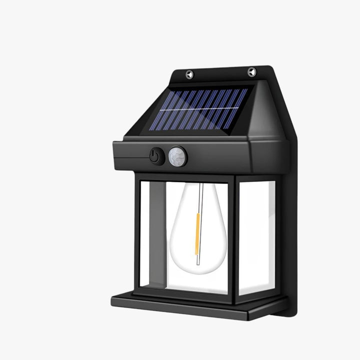 Solar Outdoor Wall Light with Motion Sensor and LED Bulb