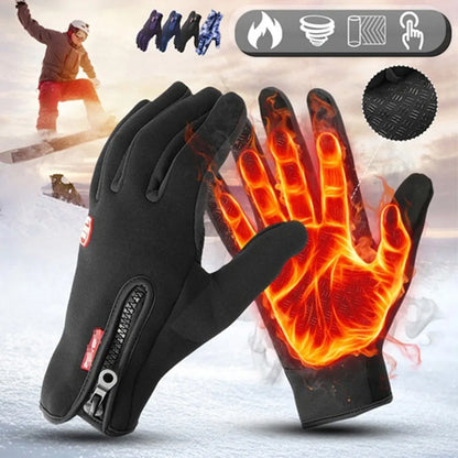 Heated Gloves Touchscreen Outdoor Winter Wear