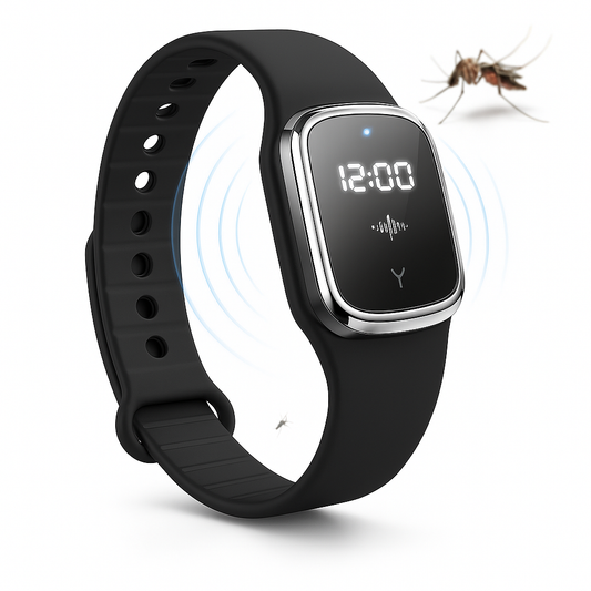 Ultrasonic Mosquito Repellent Wristband Watch