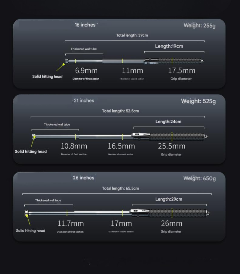 Self-Defense Walking Stick – Adjustable Hiking Cane with Safety Features