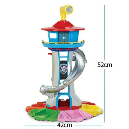 Kids Playset with Cars and Slide Track Set