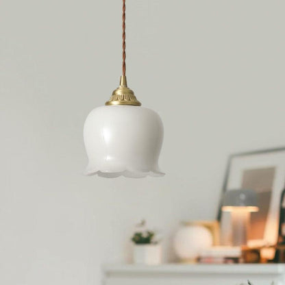 Elegant Floral Pendant Light for Home and Office Decor - Stylish Lighting