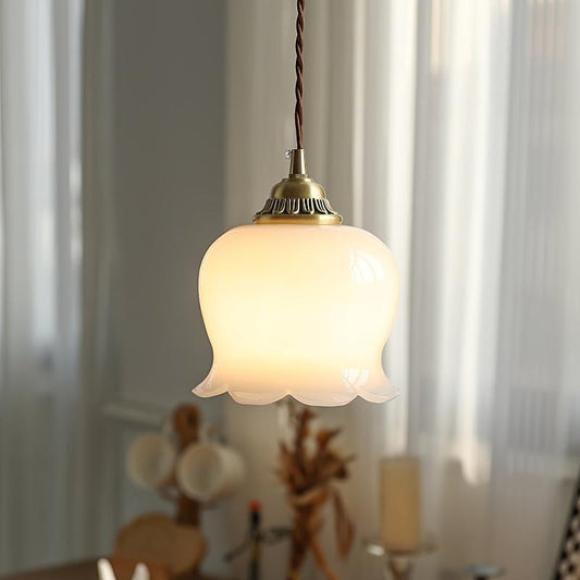Elegant Floral Pendant Light for Home and Office Decor - Stylish Lighting