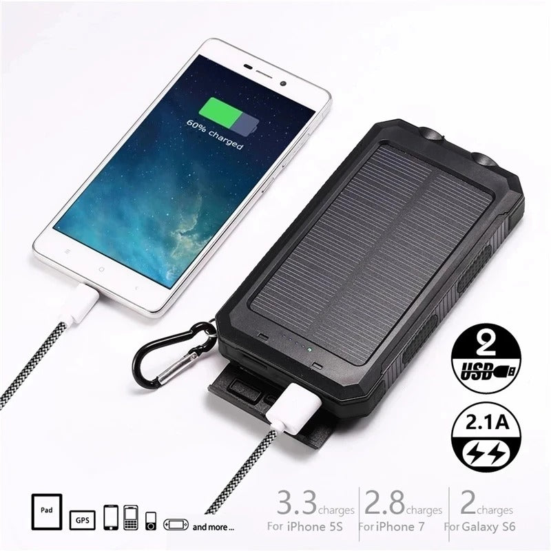 Solar Power Bank Mobile Phone Charger