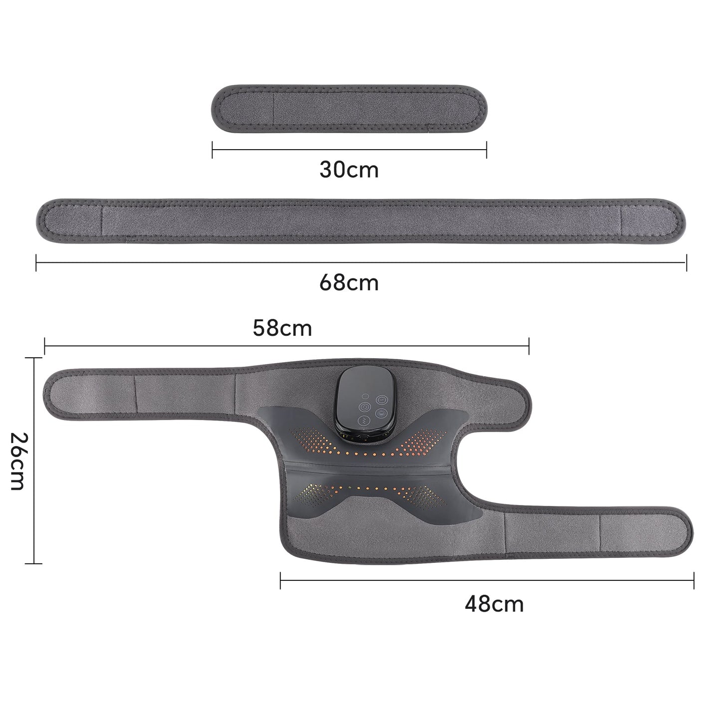 Red Light Therapy LED Knee Wrap with Vibration Motors