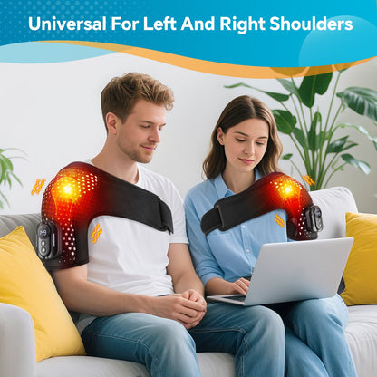 Heating Vibration Shoulder Wrap Pad Remote Control