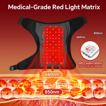 Red Light Therapy Shoulder Massager 660nm 850nm