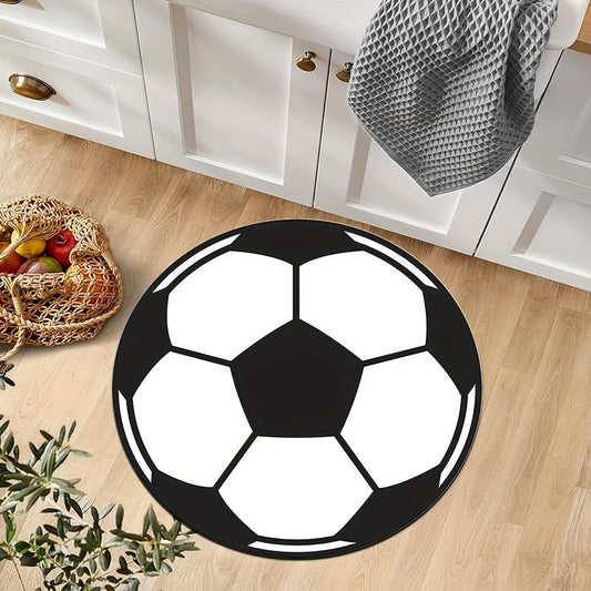 Non-Slip Football Area Rug for Home Decor and Sports Enthusiasts