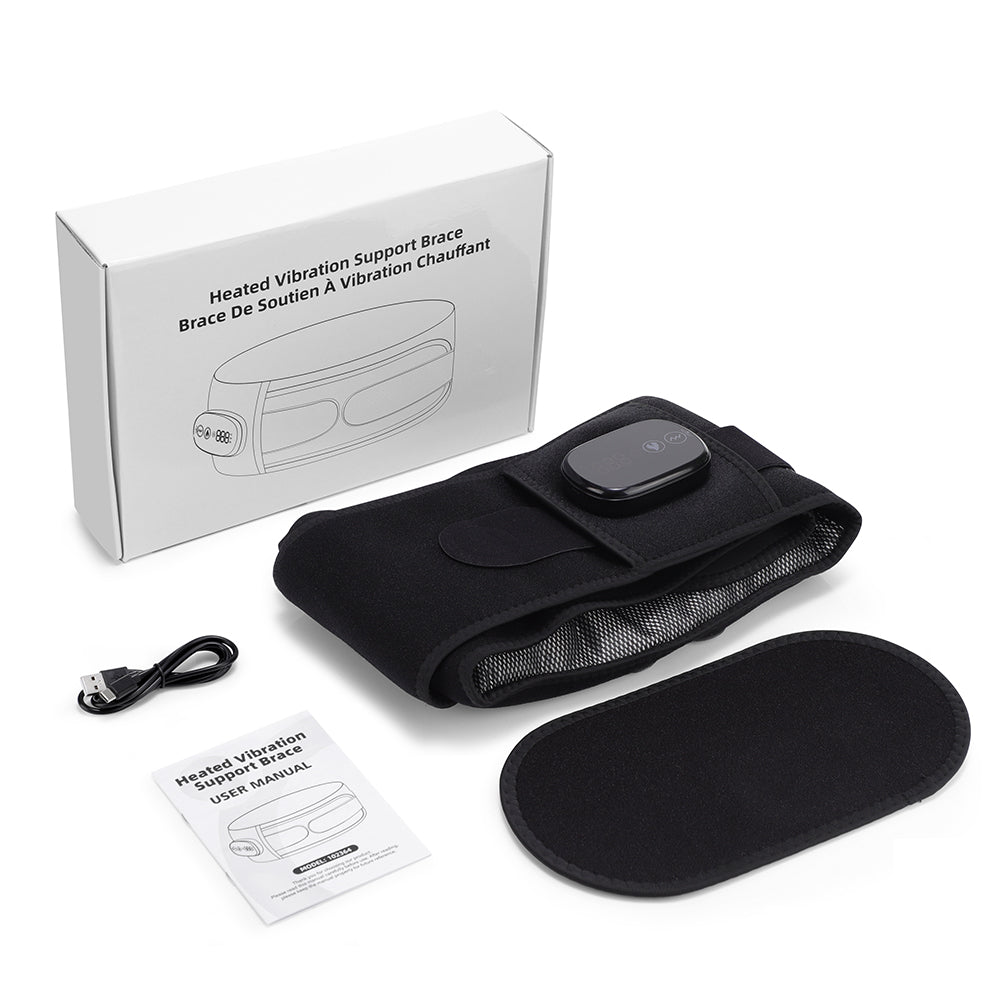 Elastic Waist Support Belt LED Massage