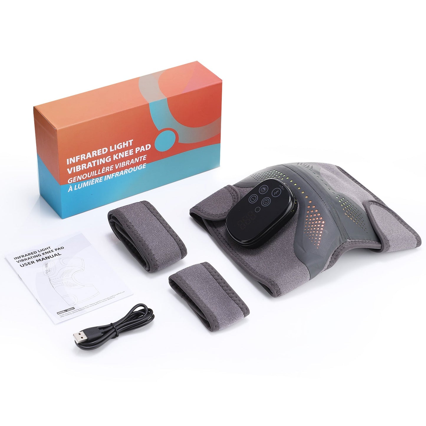 Red Light Therapy LED Knee Wrap with Vibration Motors