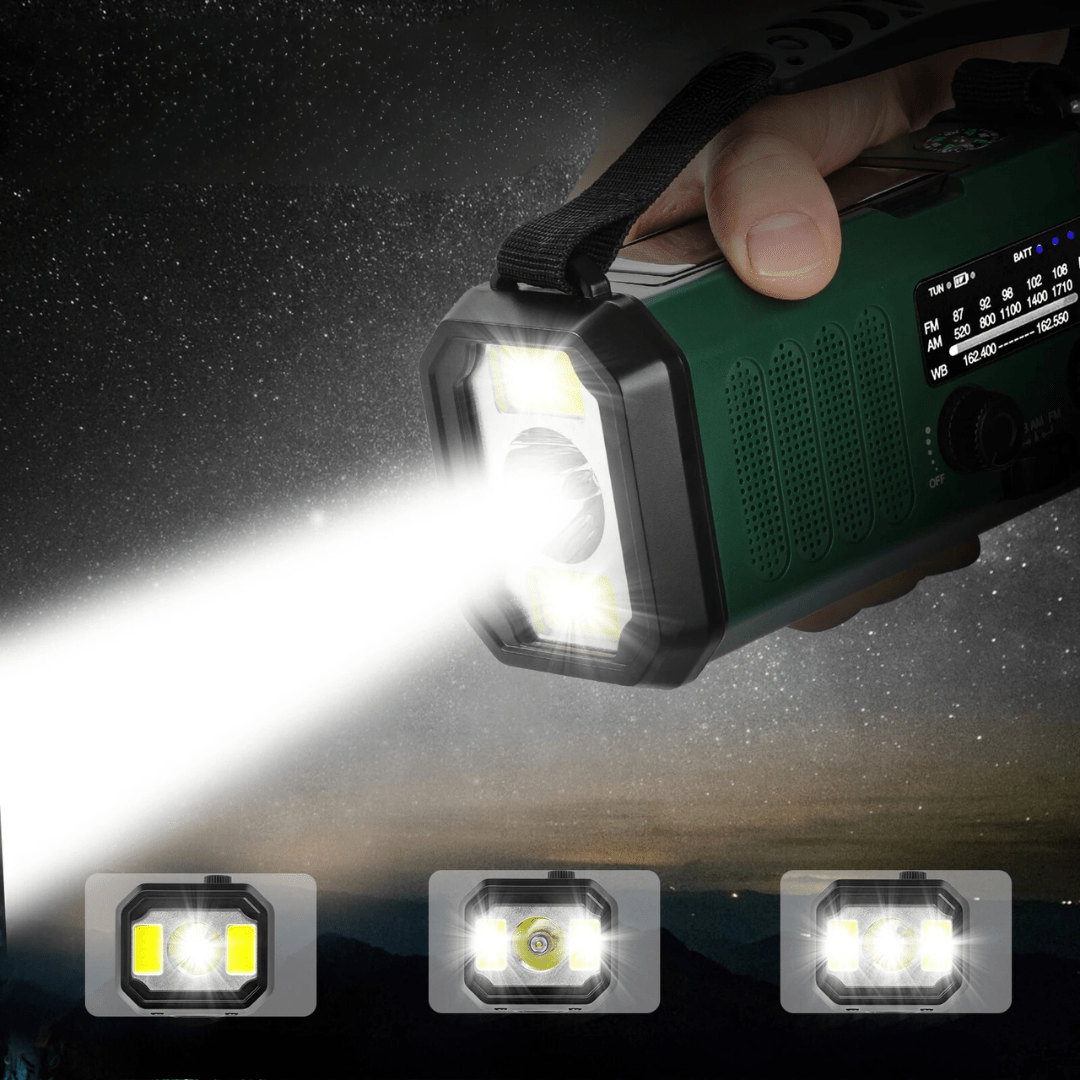 Emergency Radio Solar USB Charging