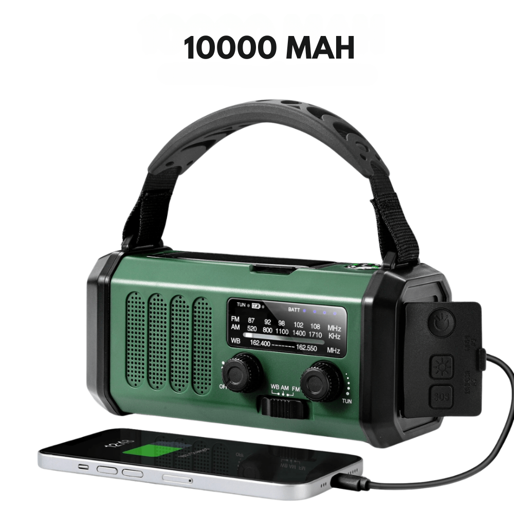 Emergency Radio Solar USB Charging