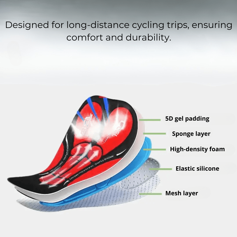 Padded Cycling Undershorts Breathable Active Wear