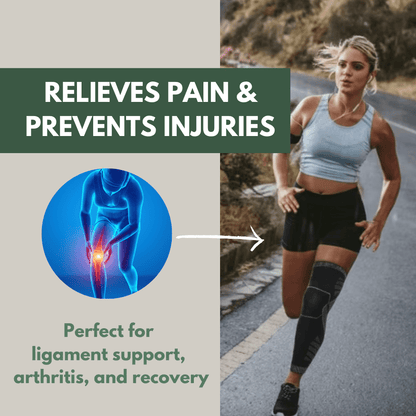 Full-Length Compression Knee Sleeve for Outdoor Activity