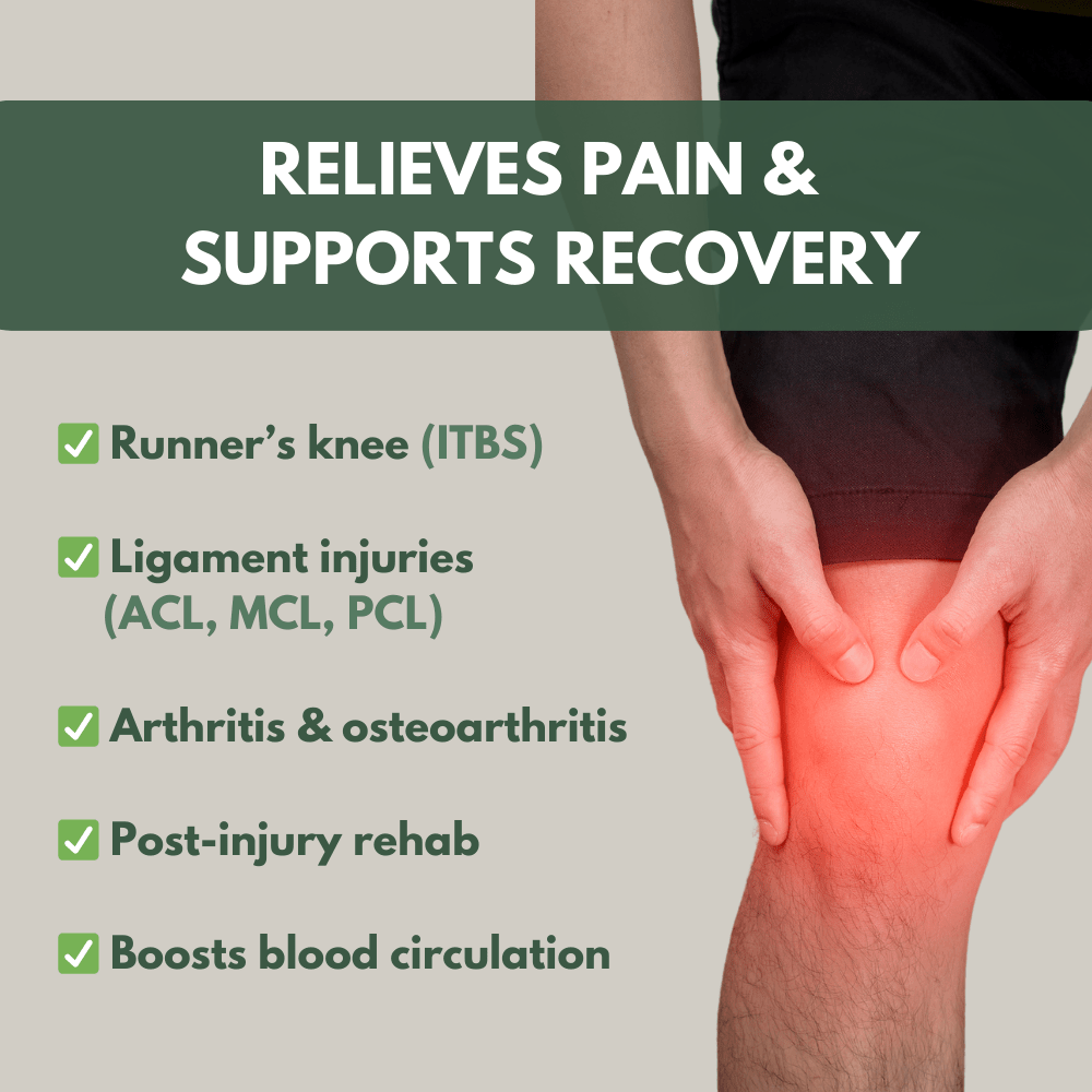 Full-Length Compression Knee Sleeve for Outdoor Activity