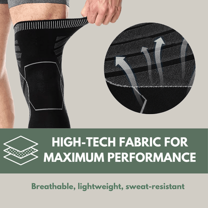 Full-Length Compression Knee Sleeve for Outdoor Activity