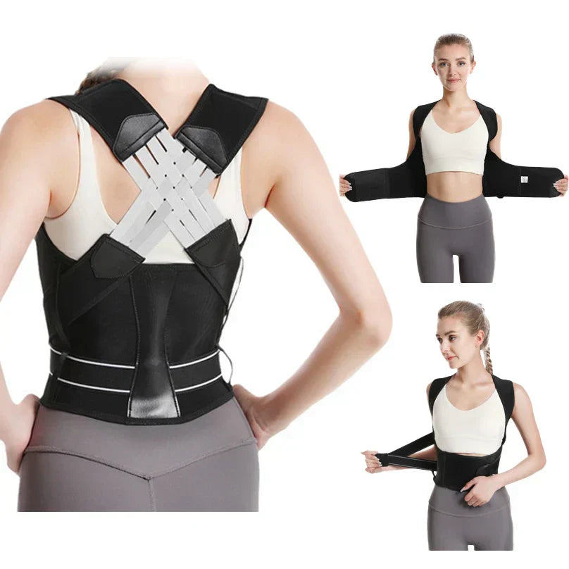 Adjustable Posture Corrector – Ergonomic Back Support for Men & Women