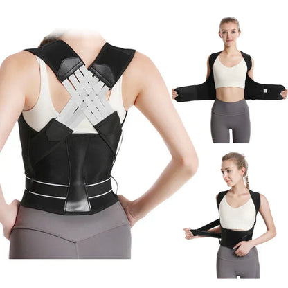 Adjustable Posture Corrector – Ergonomic Back Support for Men & Women