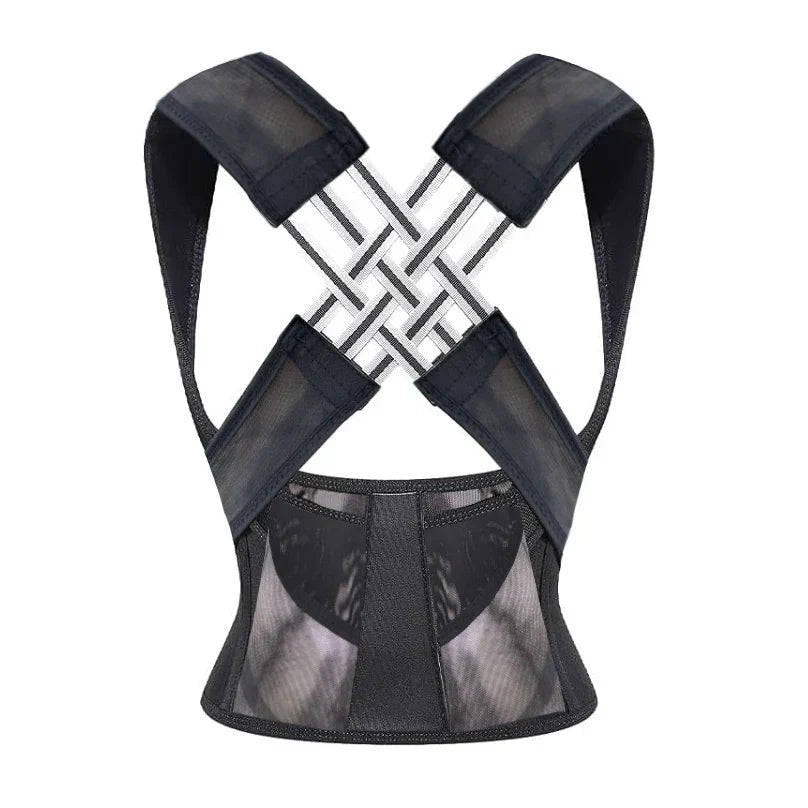 Adjustable Posture Corrector – Ergonomic Back Support for Men & Women
