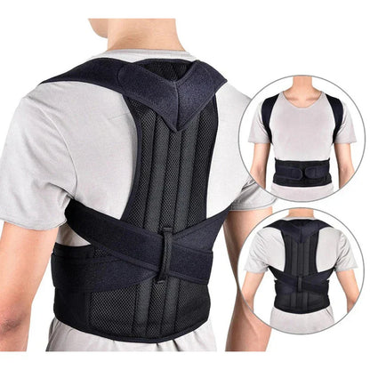 Adjustable Posture Corrector – Ergonomic Back Support for Men & Women