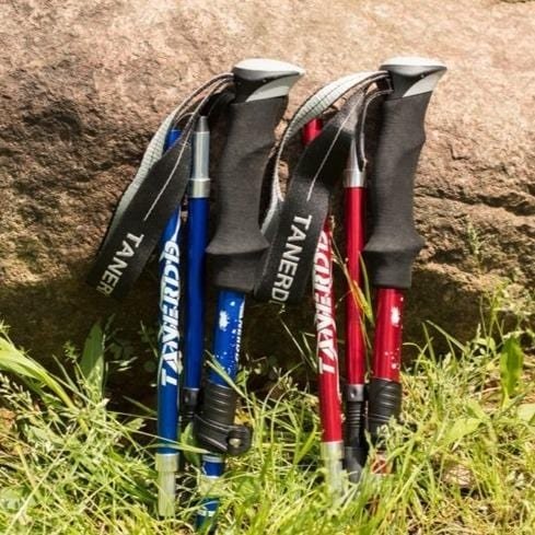 Adjustable Trekking Poles Foldable Telescopic Hiking Stick