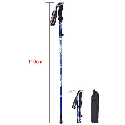Adjustable Trekking Poles Foldable Telescopic Hiking Stick