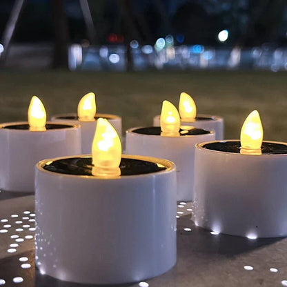 Solar Candles for Outdoor Decor - Eco-Friendly, Waterproof, and Stylish Lighting