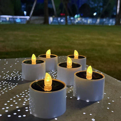 Solar Candles for Outdoor Decor - Eco-Friendly, Waterproof, and Stylish Lighting