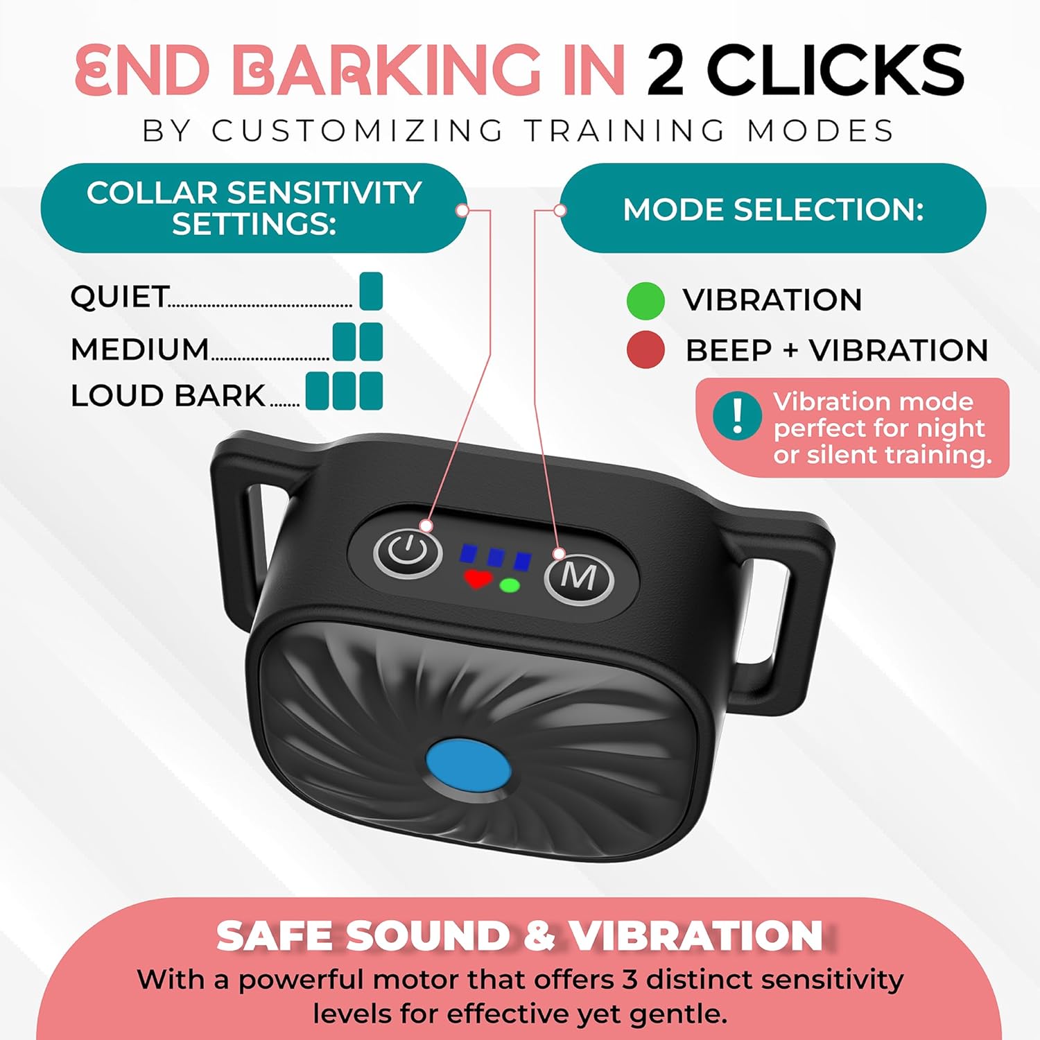 Anti-Barking Collar for Small Dogs