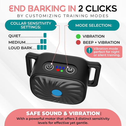 Anti-Barking Collar for Small Dogs