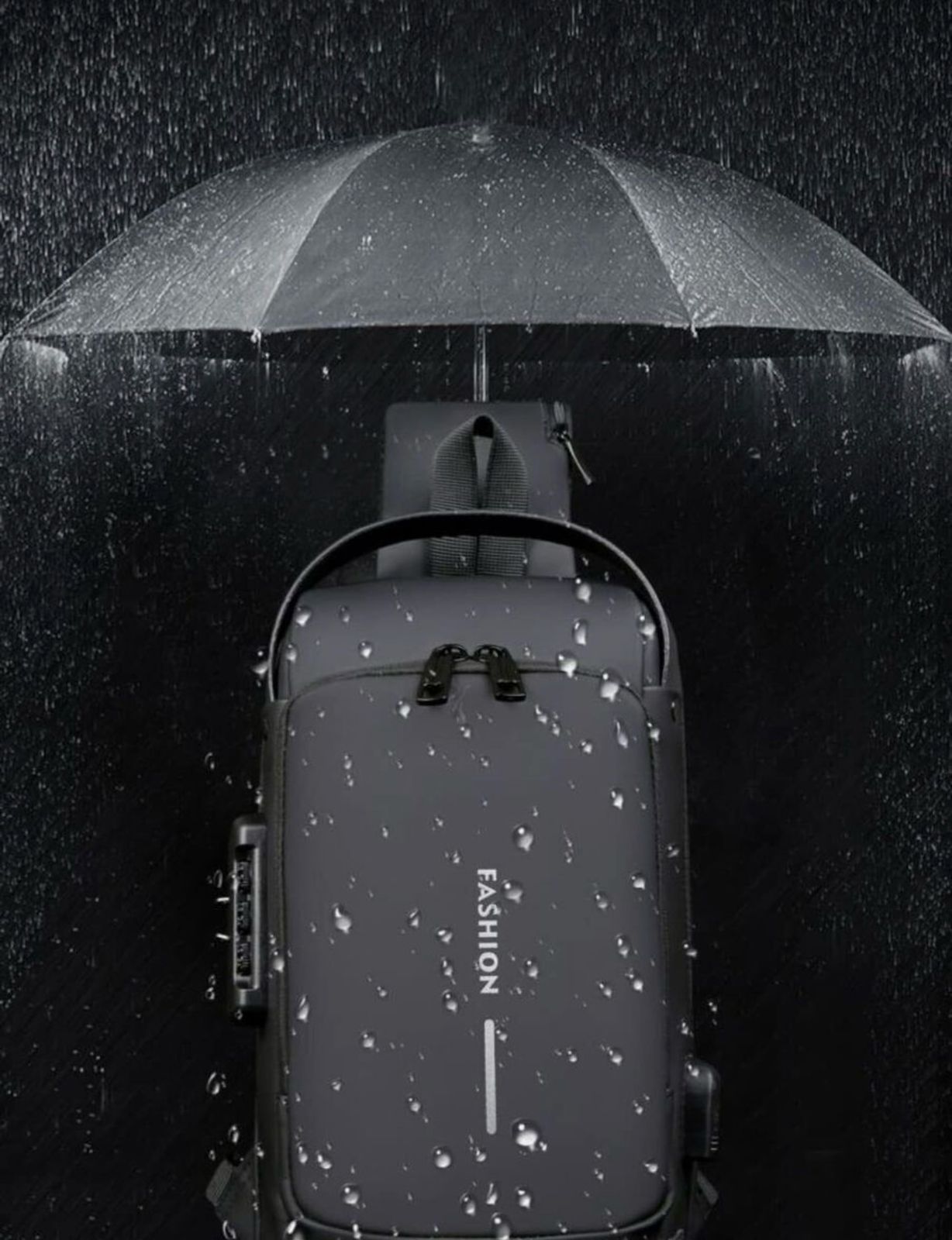 Anti-Theft Backpack - Black