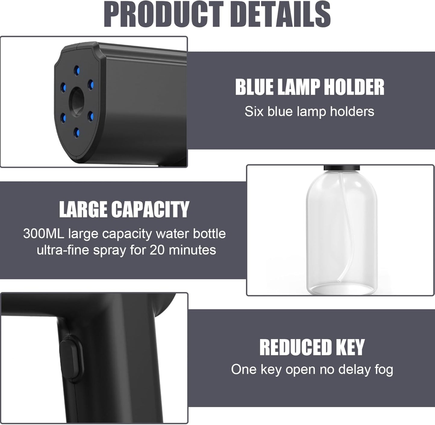 Atomizer Sprayer, Handheld Disinfecting Fogger for Kitchen, Bathroom