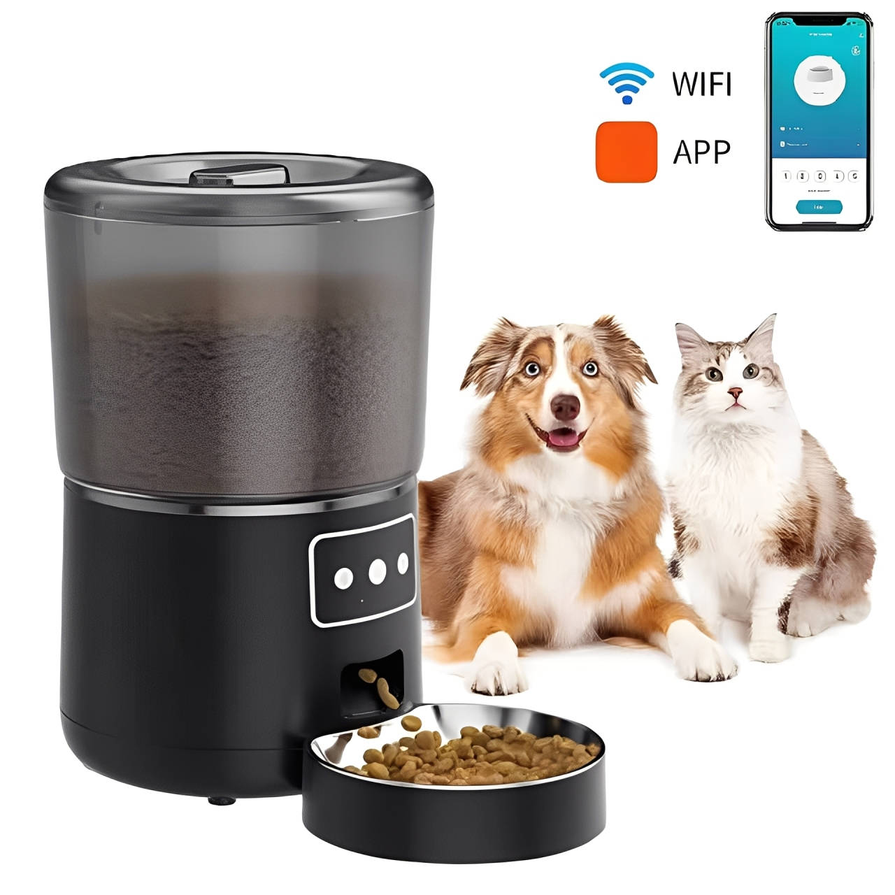 Automatic Pet Feeder for Cats and Dogs