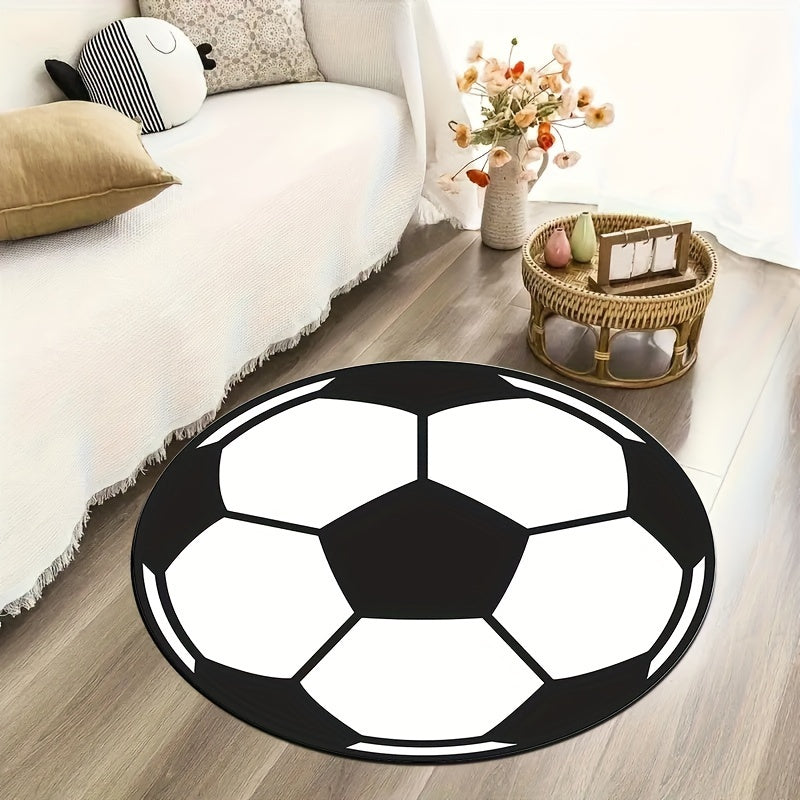 Non-Slip Football Area Rug for Home Decor and Sports Enthusiasts