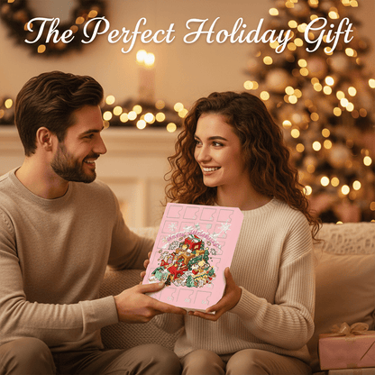 Girls christmas advent Calendar Gift  24 Surprise Ornaments