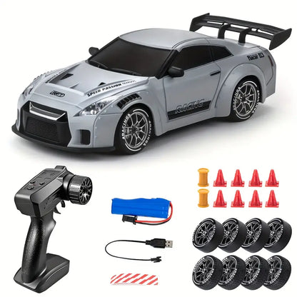 RC Drift Car 1:24 Scale – Remote-Controlled 4WD Racing Car with LED Lights