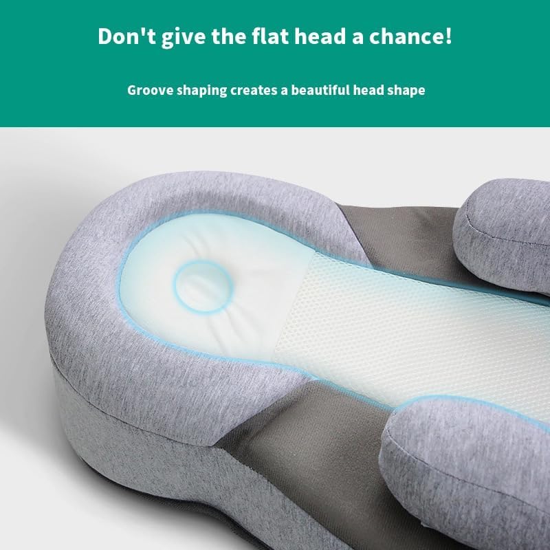 Baby Bassinet Wedge Lounger Anti-Reflux Bed for Infants