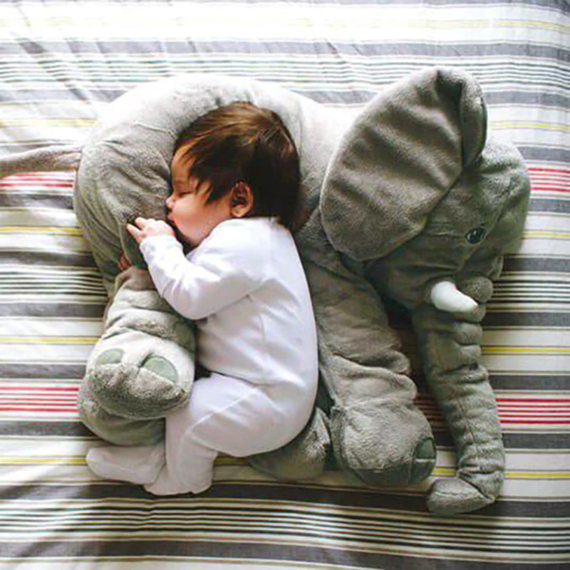 Elephant Baby Pillow Cuddle Soft Comfortable