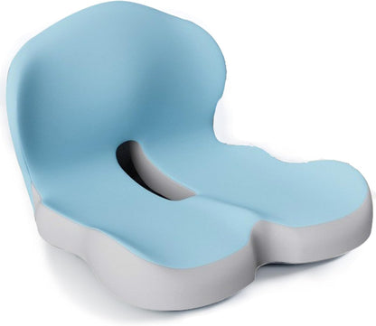Back and Seat Cushion Ergonomic Memory Foam with Lumbar Support