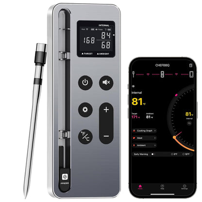 Bluetooth Meat Thermometer Digital Wireless Smart Cooking Thermometer