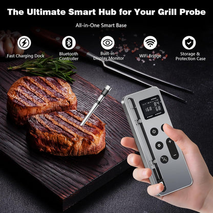 Bluetooth Meat Thermometer Digital Wireless Smart Cooking Thermometer