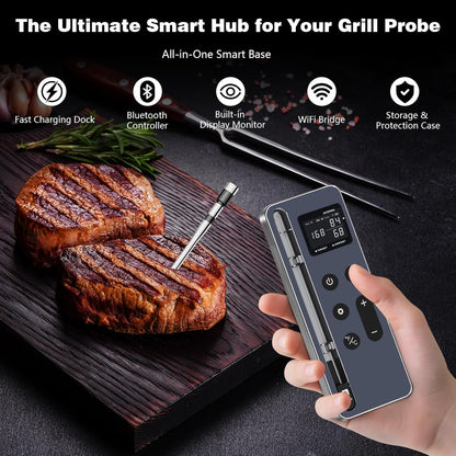 Bluetooth Meat Thermometer Digital Wireless Smart Cooking Thermometer