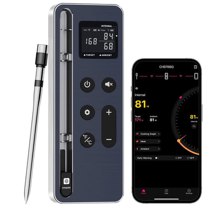 Bluetooth Meat Thermometer Digital Wireless Smart Cooking Thermometer