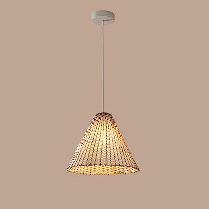Rattan Pendant Light | Modern Boho Design for Home and Office Decor