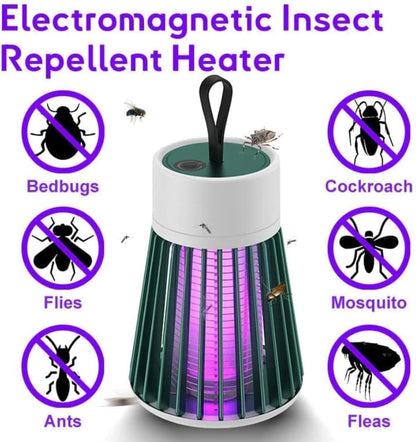 Bug Zapper Lamp – 2 Pack Mosquito Killer Light for Indoor Outdoor Use