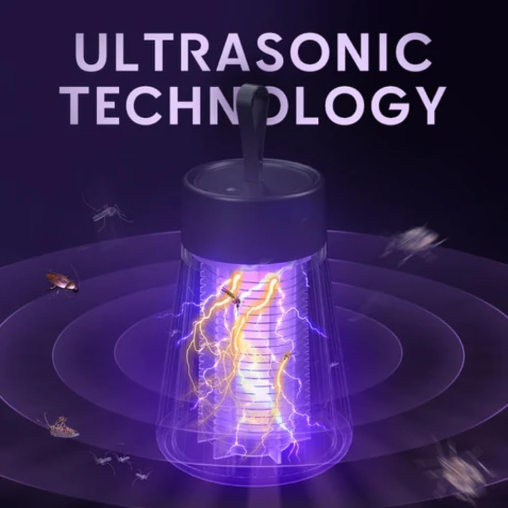 Bug Zapper Lamp – 2 Pack Mosquito Killer Light for Indoor Outdoor Use