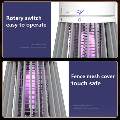 Bug Zapper Lamp – 2 Pack Mosquito Killer Light for Indoor Outdoor Use