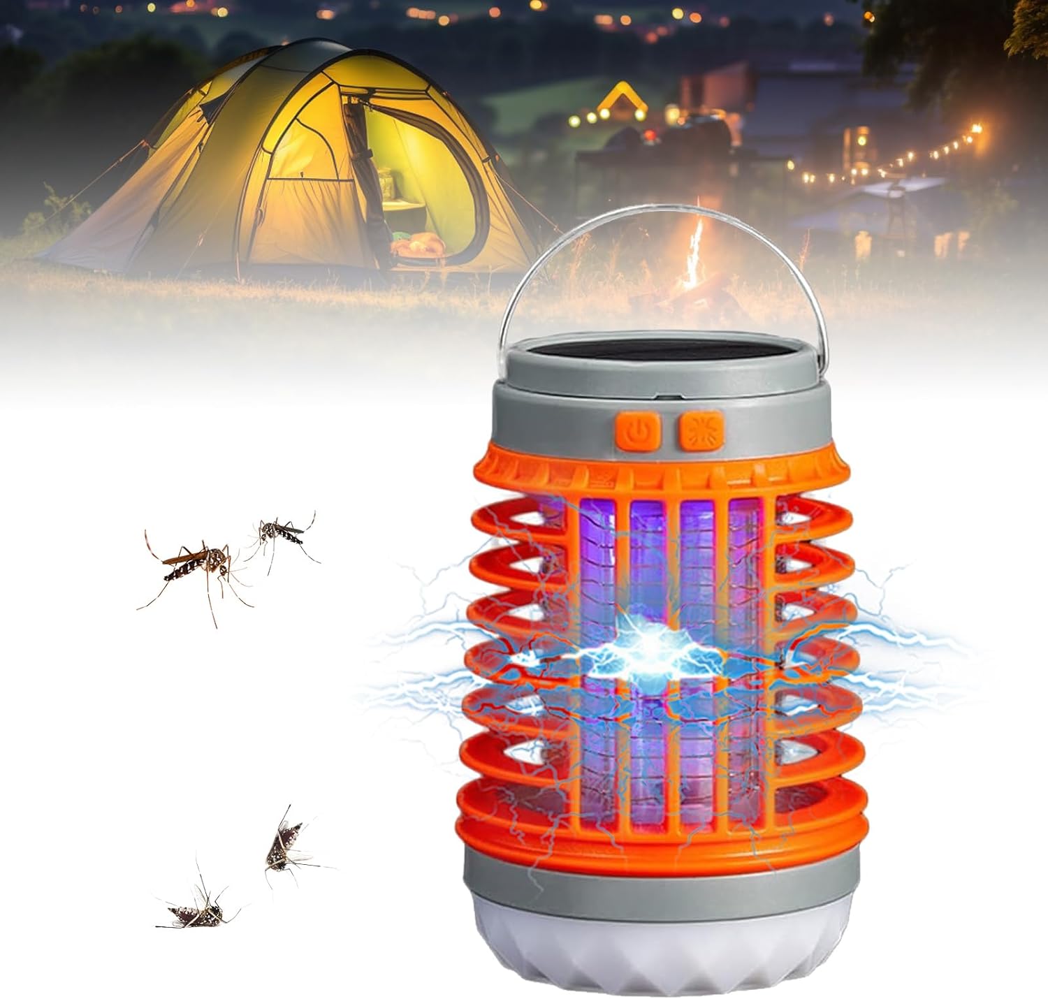 Bug Zapper Outdoor – Mosquito & Insect Trap 3-in-1 Electric Repellent